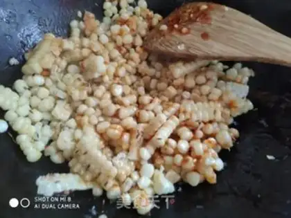 Make Fry corn step 4