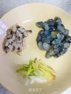 Make Seafood congee step 0