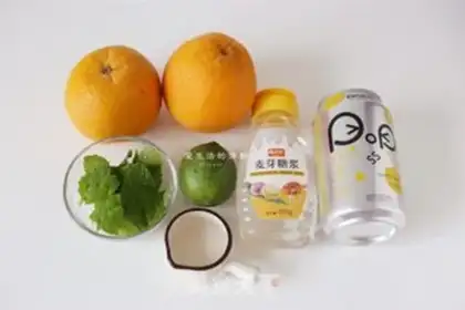 Make Orange juice, Mojito step 0