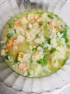 Make Seafood congee step 3
