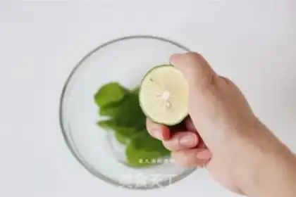 Make Orange juice, Mojito step 2