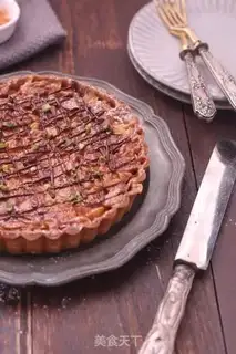 Make Caramel almond chocolate pie step 19