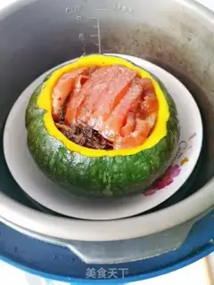 Make Pumpkin with meat step 11