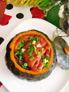 Make Pumpkin with meat step 13