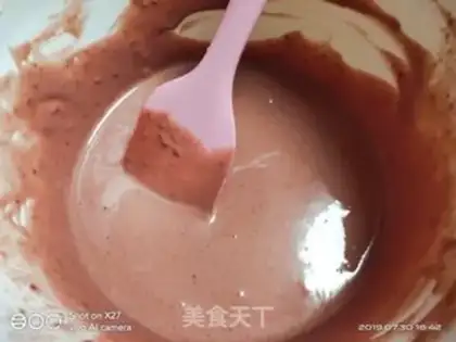 Make Red Cake Roll step 1