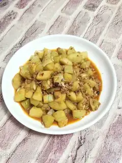 Make The meat and the old cucumber step 6