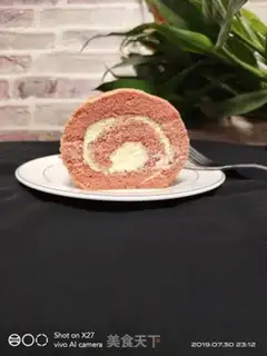 Make Red Cake Roll step 11