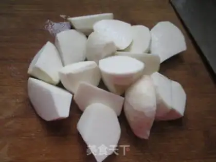 Make Potato chicken step 1