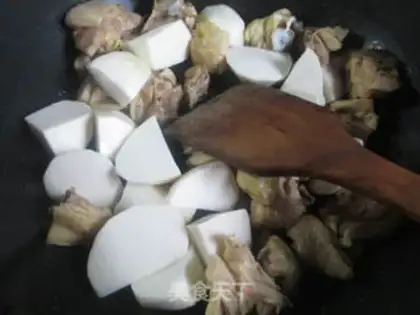 Make Potato chicken step 3