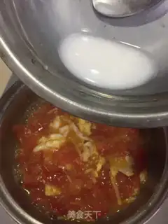 Make Tomato eggs for noodles step 7