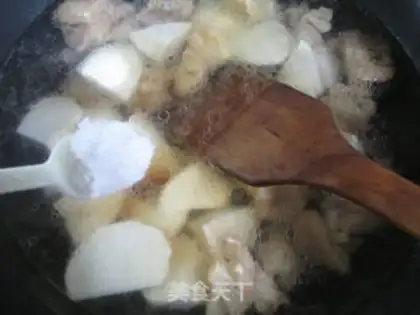 Make Potato chicken step 7