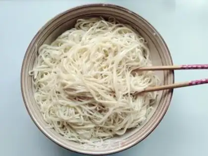Make Three cold noodles step 5