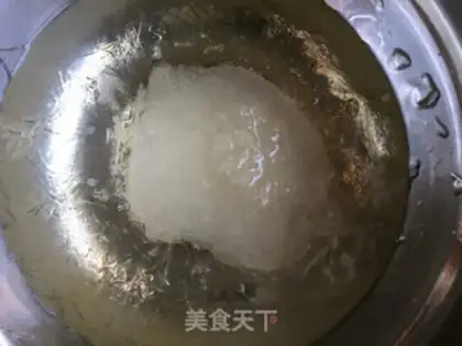 Make Milk jelly step 1