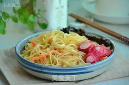 Make Three cold noodles step 11