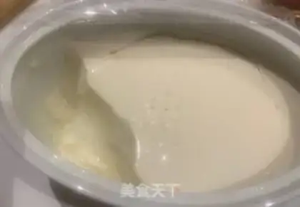 Make Homemade tofu brain step 4