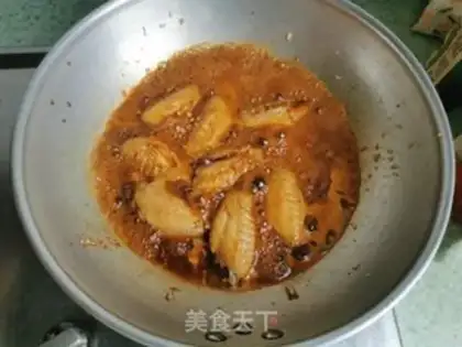Make Red chicken wings step 7