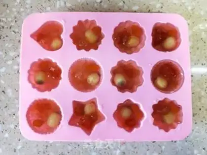 Make Lotus peach jelly step 13