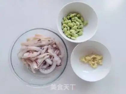 Make The soybeans are fired step 1