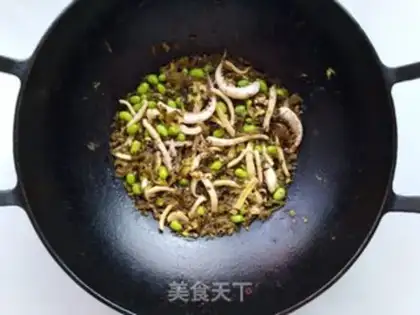 Make The soybeans are fired step 5