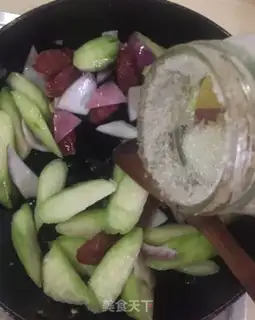 Make Smelt fried sausage step 6
