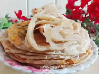 Make Eggs onion cakes step 13