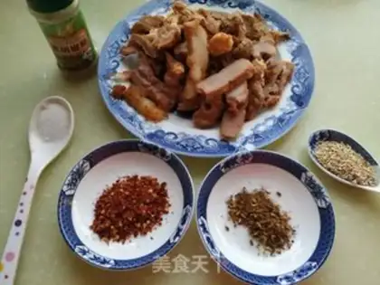 Make Spicy lamb step 1