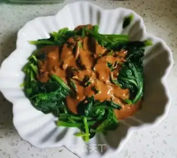 Make Spicy spinach step 5