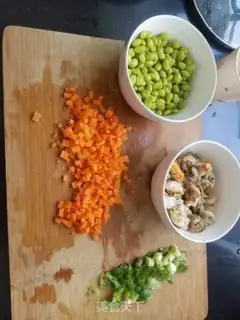 Make Scallops, beans, rice step 0