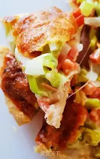 Make Ham pizza step 7