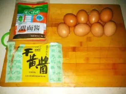 Make Egg sauce noodles step 5