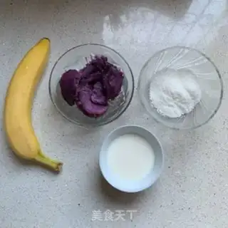Make Purple banana ball step 1