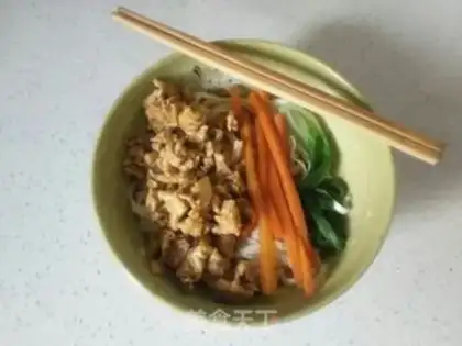 Make Egg sauce noodles step 17