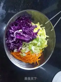 Make Three-colour vegetable pancakes step 0