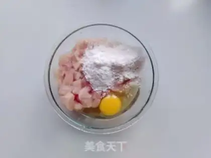 Make Puffed chicken step 1