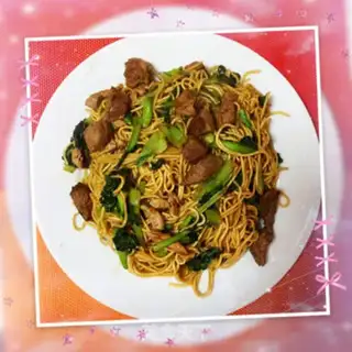 Make Black pepper beef noodles step 8
