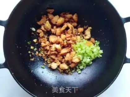 Make Puffed chicken step 7