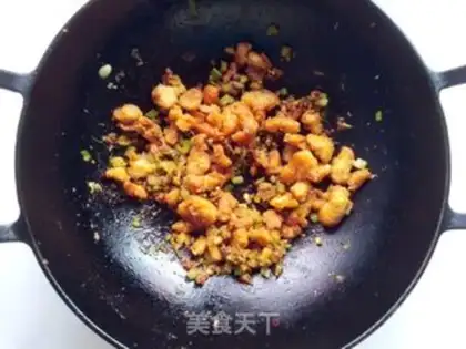 Make Puffed chicken step 8