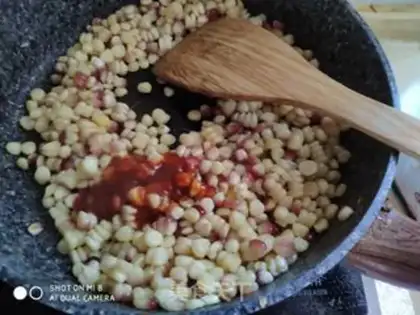 Make Fry corn step 4