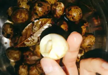 Make Homemade quail eggs step 6