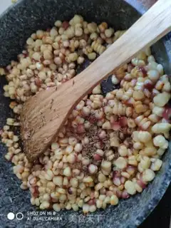 Make Fry corn step 5