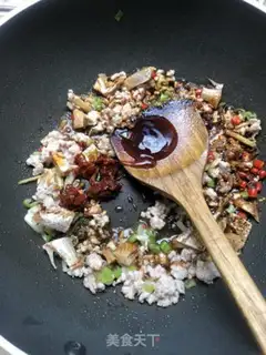 Make Salt fish eggplant step 7