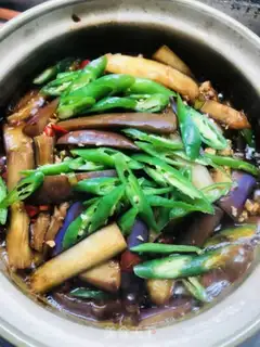Make Salt fish eggplant step 14