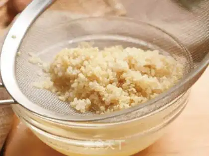 Make Quino-cracker-cracker potato porridge step 2