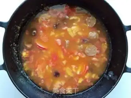 Make Potato sauce noodles step 6