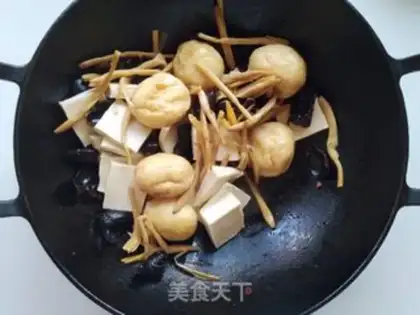 Make Red burning tofu step 4