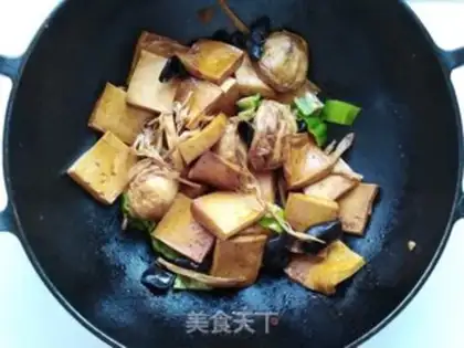 Make Red burning tofu step 7