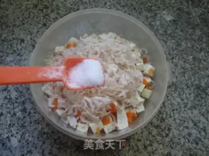 Make Shrimp-skin carrots with old tofu step 6