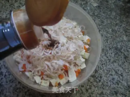 Make Shrimp-skin carrots with old tofu step 7
