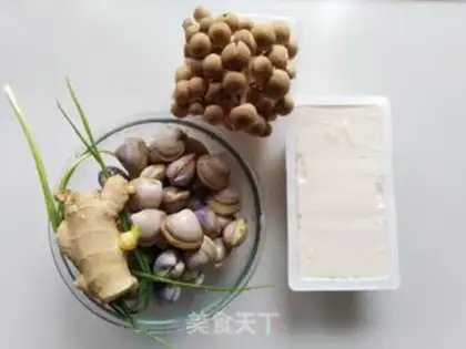 Make Tofu soup step 0
