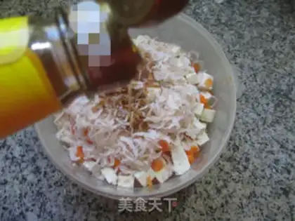 Make Shrimp-skin carrots with old tofu step 8